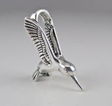 Sterling Silver Hummingbird Charm for Bracelet Bird Lover Gift Vintage New