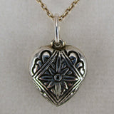 Victorian Heart Charm Number 4