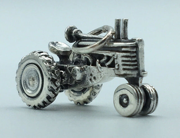 Tractor Pendant with Moving Wheels