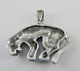 Sterling Silver Leopard Pendant