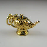 Aladdin Teapot Charm - Gold Vermeil