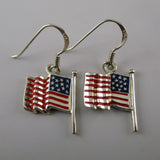 American Flag Earrings