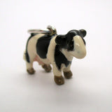 Black & White Cow Charm
